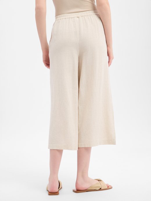 Damen Culotte mit Leinen-Anteil - VIPrisilla