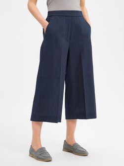 Damen Culotte mit Leinen-Anteil