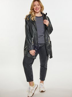 Damen Curvy Regenmantel