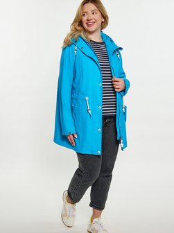 Damen Curvy Regenmantel