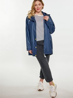 Damen Curvy Regenmantel