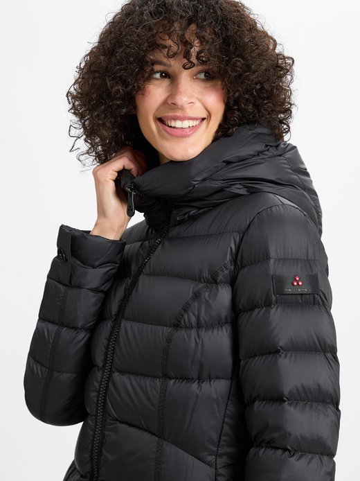 Daunenjacke Tommy Jeans Cordjacke Damen Daunenmantel Lange Jacke