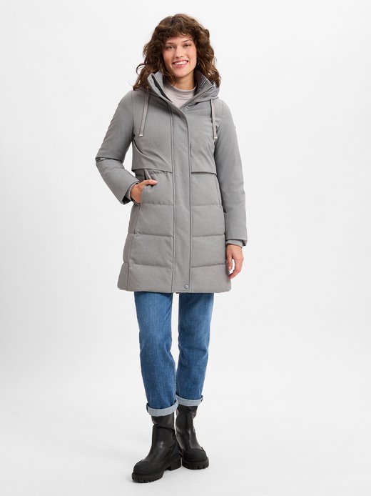 Peuterey Daunenmantel Damen Anthrazit DUNO Damen Daunenmantel