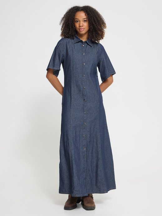 Damen Denimkleid IHARCHER Taillierte Passform