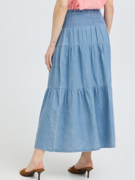 Damen Denimrock PZJILL Elastische Taille