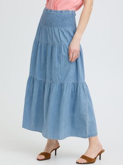 Damen Denimrock PZJILL Elastische Taille