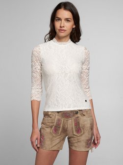 Artikelbild Damen Dirndlbluse - Amberg von Spieth & Wenksy in weiß gemustert