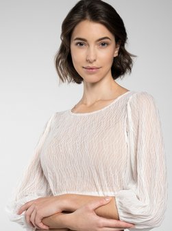Artikelbild Damen Dirndlblusen - Dirndlbluse "Franzi" von Spieth & Wenksy in weiß uni