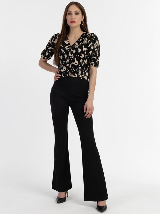 Damen Drapiertes Blusenshirt