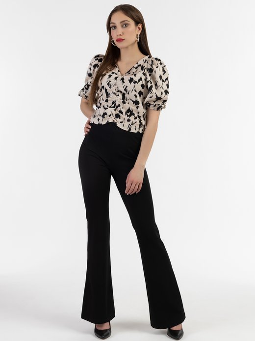 Damen Drapiertes Blusenshirt