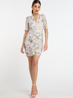 Damen Drapiertes Kleid