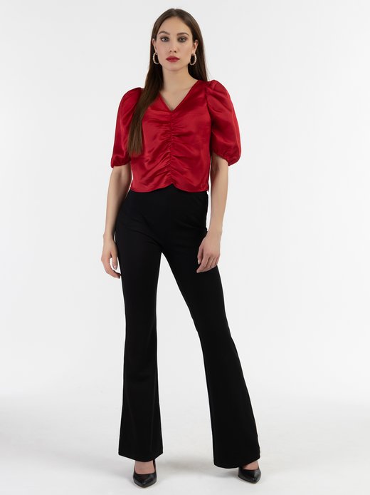 Damen Drapiertes Top