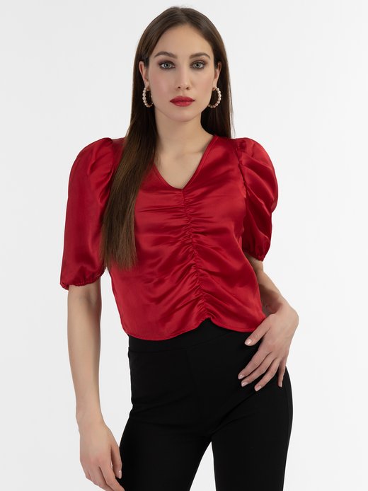 Damen Drapiertes Top