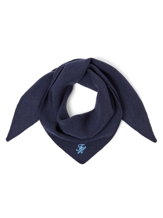 Damen Dreiecksschal aus Woll-Cashmere-Mix