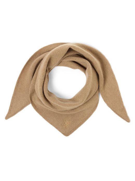 Damen Dreiecksschal aus Woll-Cashmere-Mix