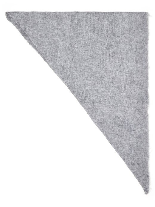 Damen Dreiecksschal mit Woll- und Alpaka-Anteil - Bilanie