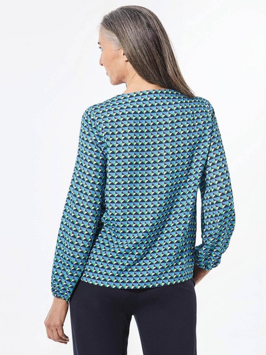 Damen Druckbluse