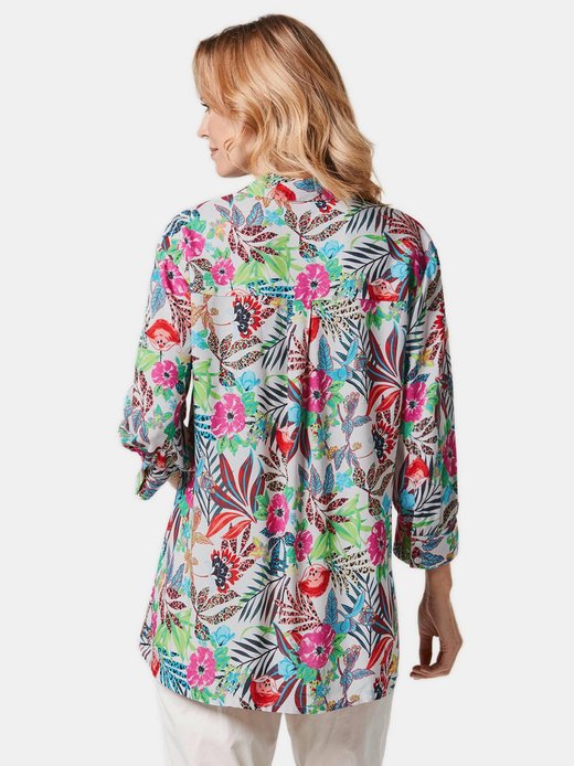 Damen Druckbluse