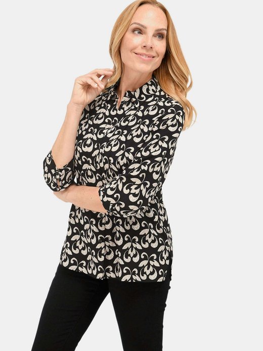 Damen Druckbluse