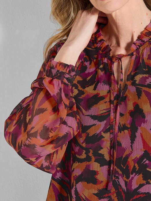 Damen Druckbluse