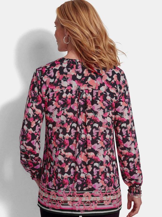 Damen Druckbluse