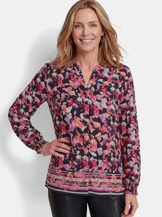 Damen Druckbluse