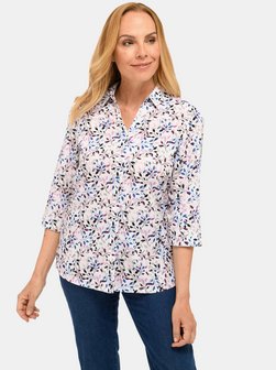 Damen Druckbluse