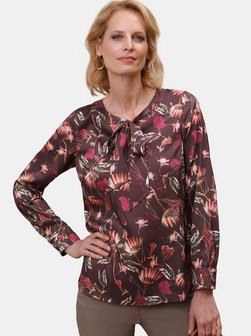 Damen Druckbluse