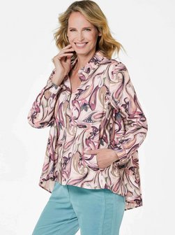 Damen Druckbluse