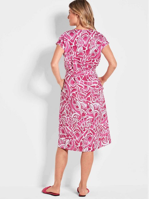 Damen Druckkleid