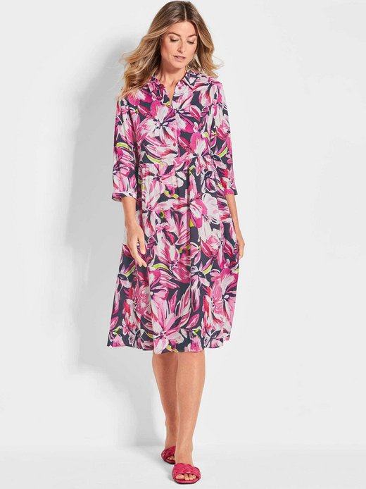 Damen Druckkleid