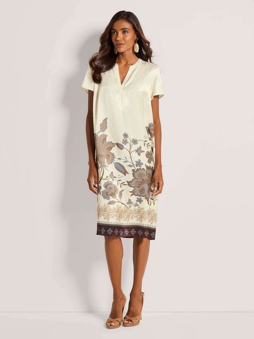 Damen Druckkleid