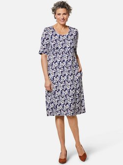 Damen Druckkleid