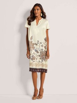 Damen Druckkleid