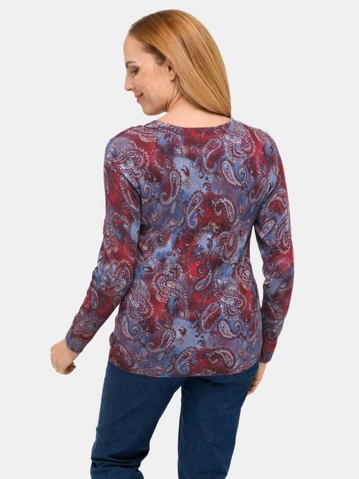 Damen Druckpullover