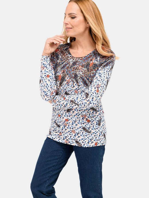 Damen Druckpullover