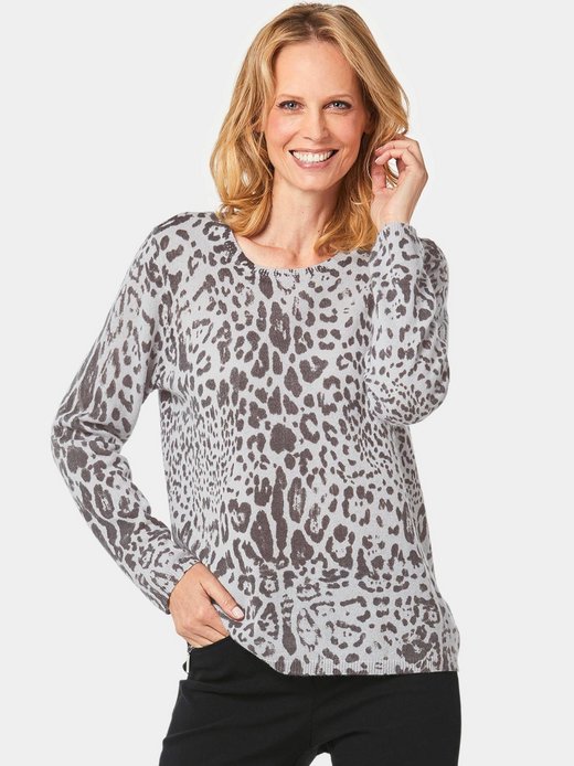 Damen Druckpullover