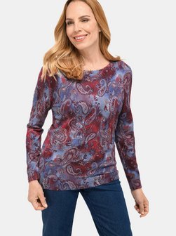 Damen Druckpullover