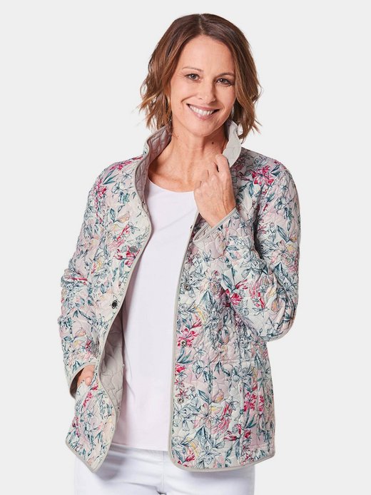 Damen Druckwendejacke