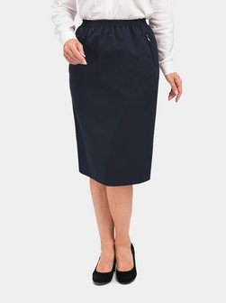 Damen Enge Röcke Uni/Melange