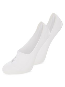 Artikelbild Damen Füßlinge im 2er-Pack von Calvin Klein in weiß uni