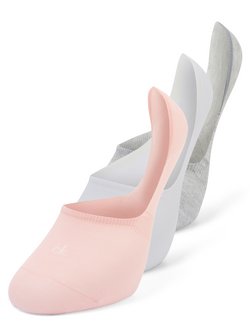 Damen Füßlinge im 3er-Pack
