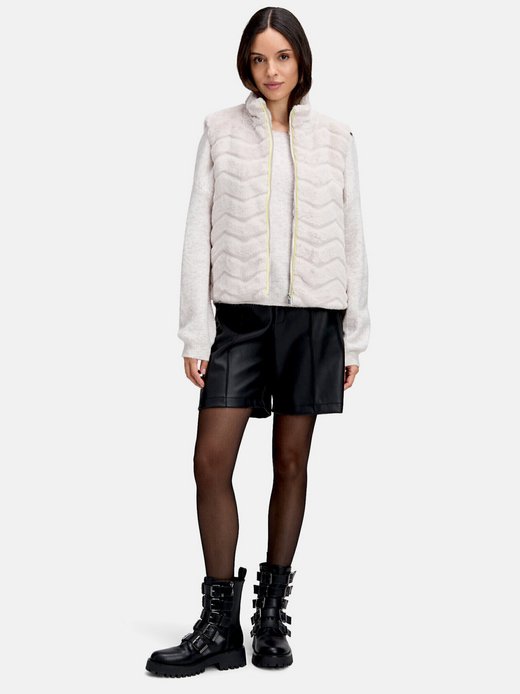 Damen Fake Fur-Weste