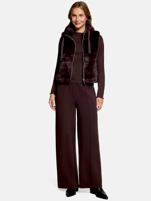 Damen Fake Fur-Weste