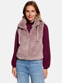 Damen Fake Fur-Weste