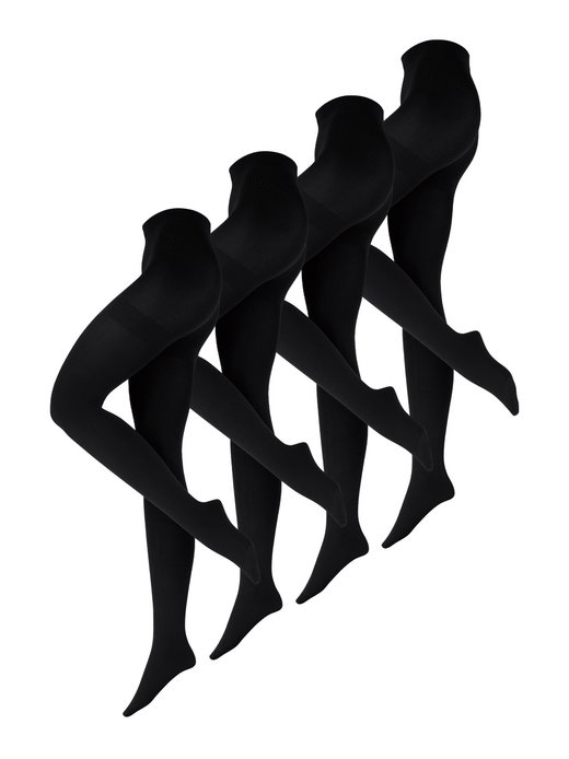 Damen Feinstrumpfhose  -  Flauschige Baumwolle 100 DEN