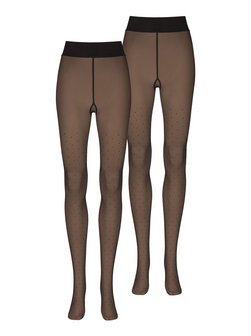 Damen Feinstrumpfhose  -  Warm & Transparent Print