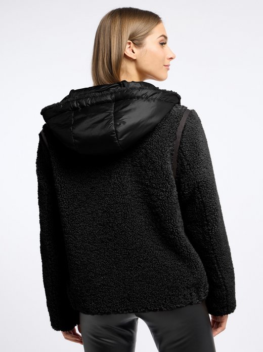 Damen Fellimitatjacke