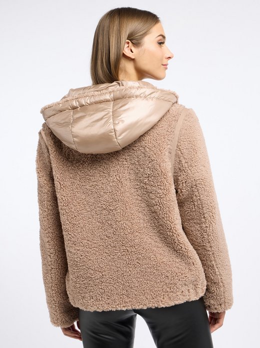 Damen Fellimitatjacke