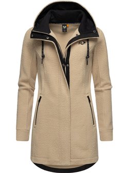 Damen Fellimitatmantel - Letti Teddy-Fleece